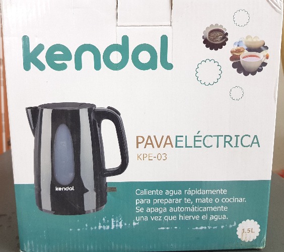 pava eléctrica kendal nueva sin uso! (1 año de garantía)