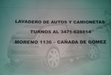 lavadero de autos y motos consulte por turnos cañada de gomez