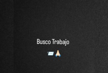 Busco Trabajo